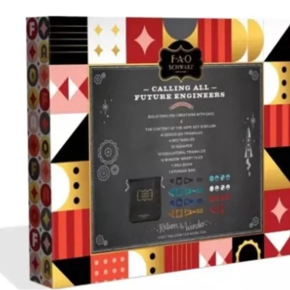 Magnetic Tile Set Primay 40pc FAO Schwarz - Picture 4 of 4